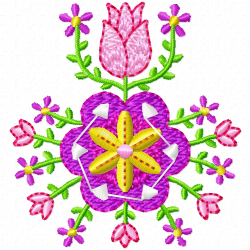 Flowers Embroidery Design 1 Flowers Embroidery Design 1